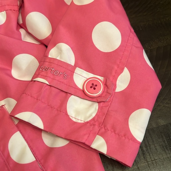 Carters Pink Polka Dot Jacket - 6X - Picture 5 of 8